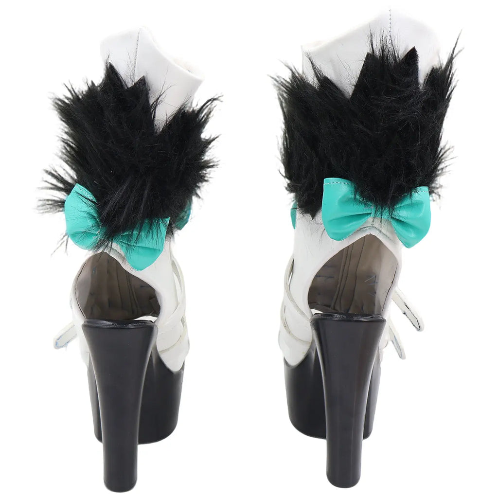 Zenless Zone Zero Nangong Yu Cosplay Boots High Heel Shoes
