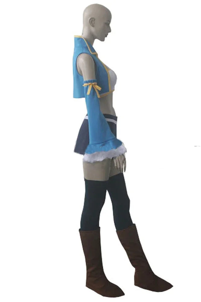 Fairy Tail Lucy Heartfilia Seven Years After Cosplay Costume Custom Made Anime Dress