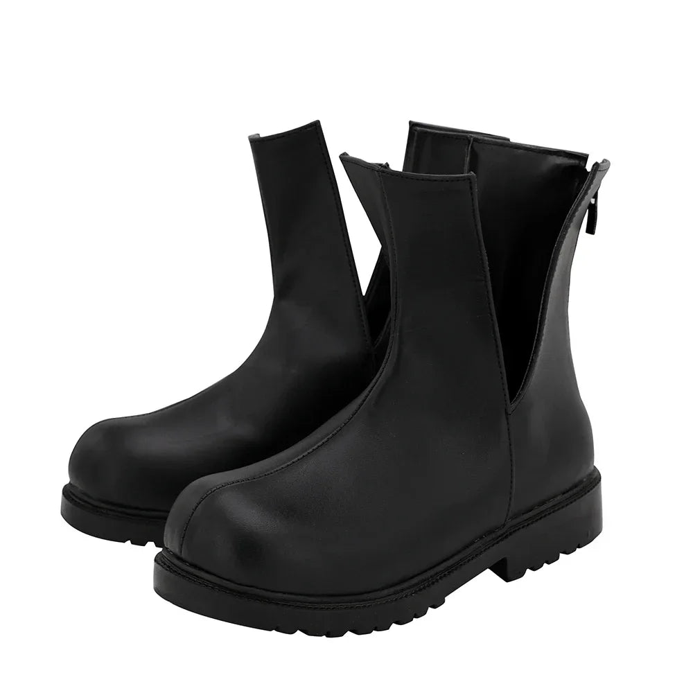Arknights Faust Cosplay Boots Black Shoes Custom Made