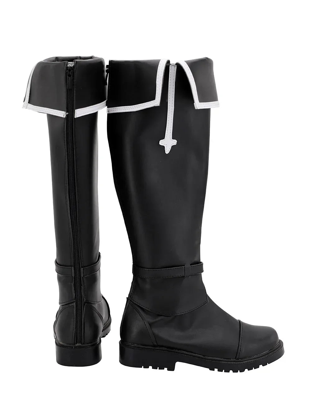 Arknights Ansel Cosplay Boots Black Shoes