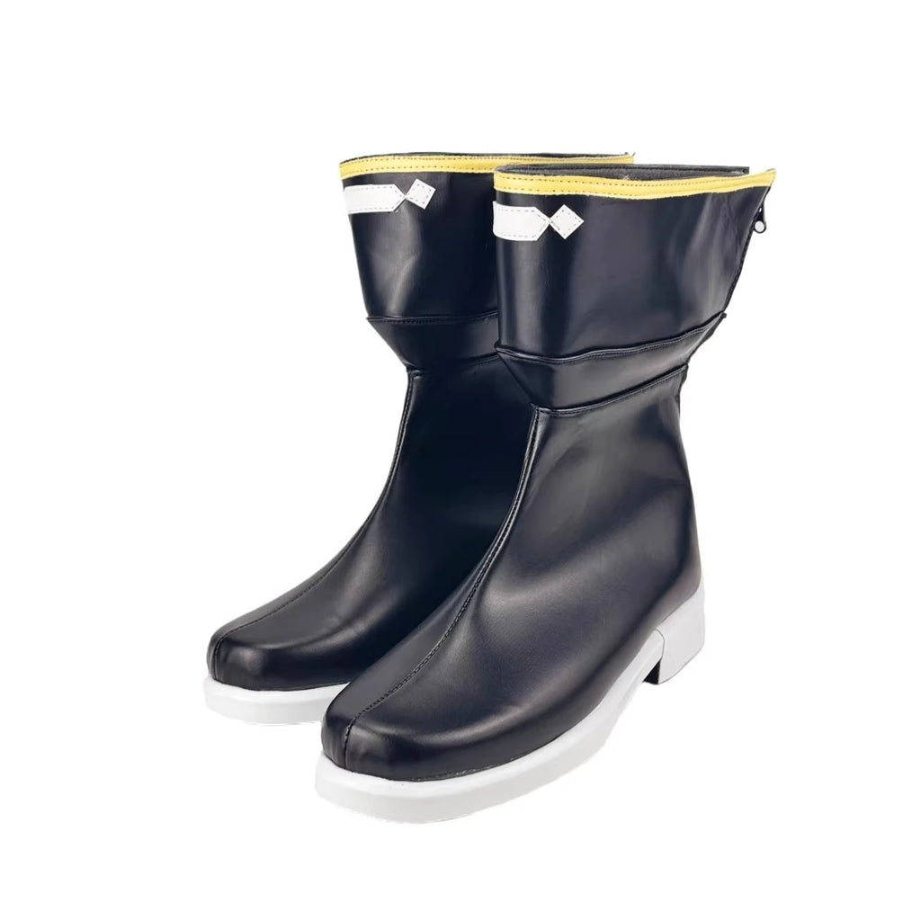 Sword Art Online Sinon Cosplay Boots Custom Made Black Shoes
