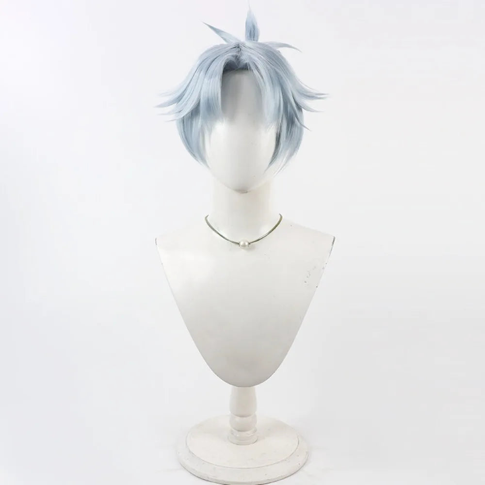 FGO Toudou Heisuke Cosplay Wig Realistic Scalp with Integrated Hair