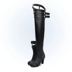 Honkai Star Rail Kuchiba Cosplay Boots Custom High Heel Black Shoes