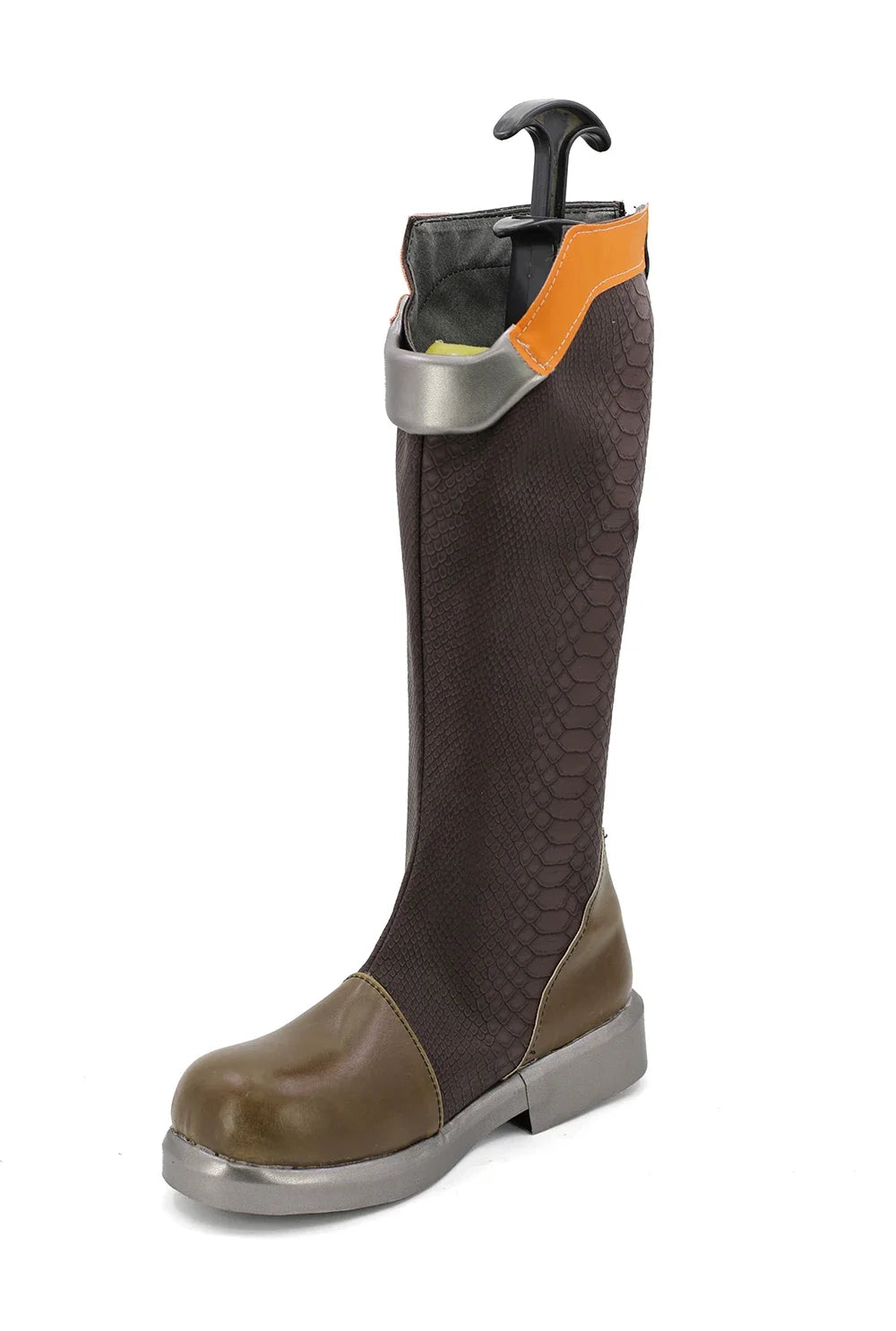 Overwatch Tracer Slipstream Skin Cosplay Boots Brown Shoes