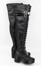 Arknights Lemuen Cosplay Boots Knee High Shoes Custom Made