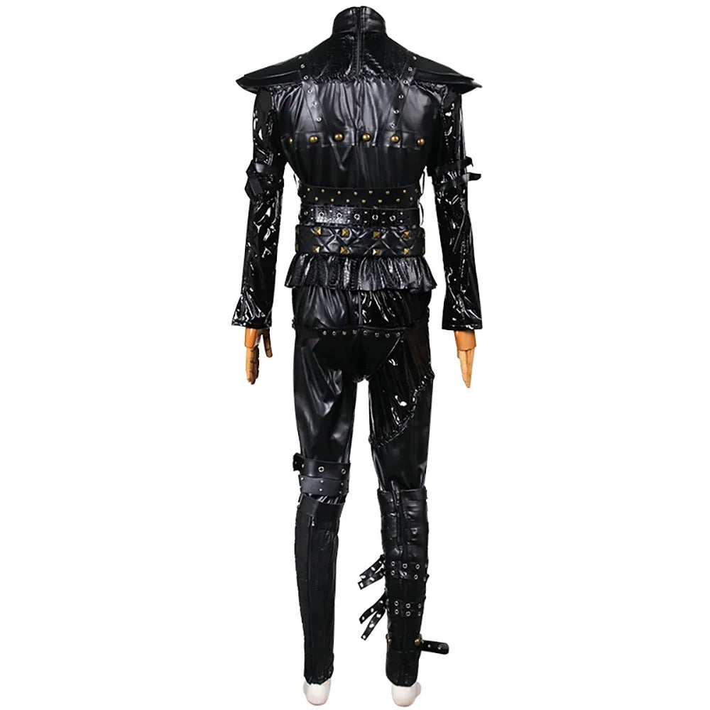 Edward Scissorhands Cosplay Costume Custom Made Full Set