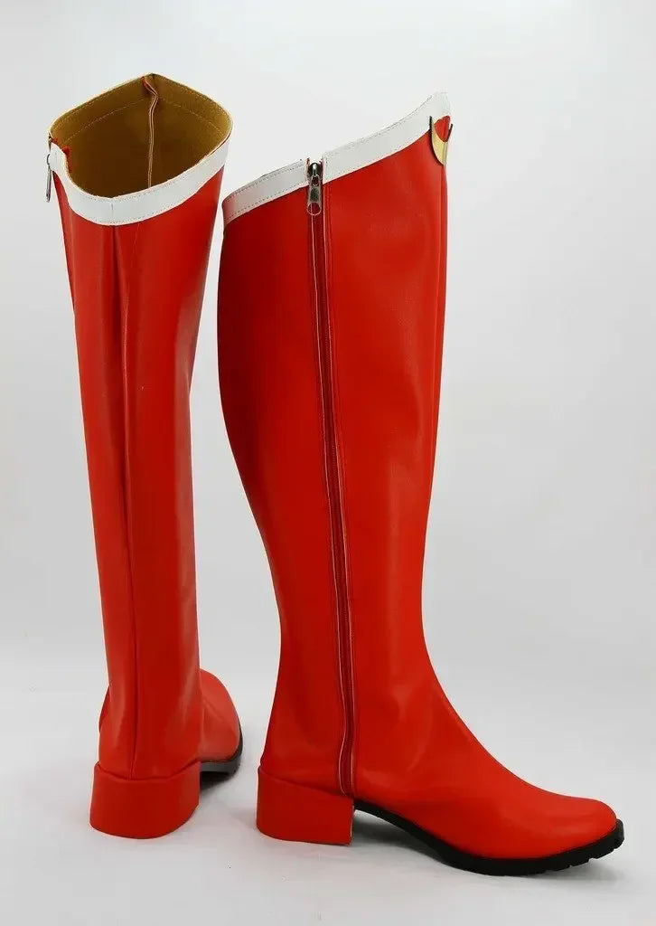 Sailor Moon Usagi Tsukino Cosplay Boots Red Shoes