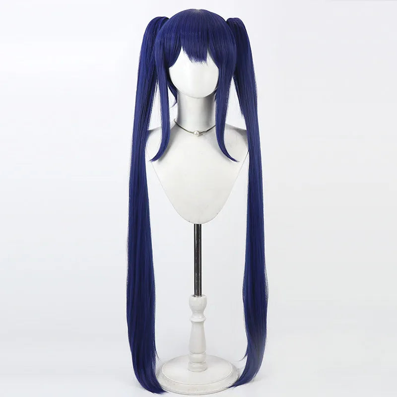 Fairy Tail Wendy Marvell Cosplay Wig Dark Blue Hair