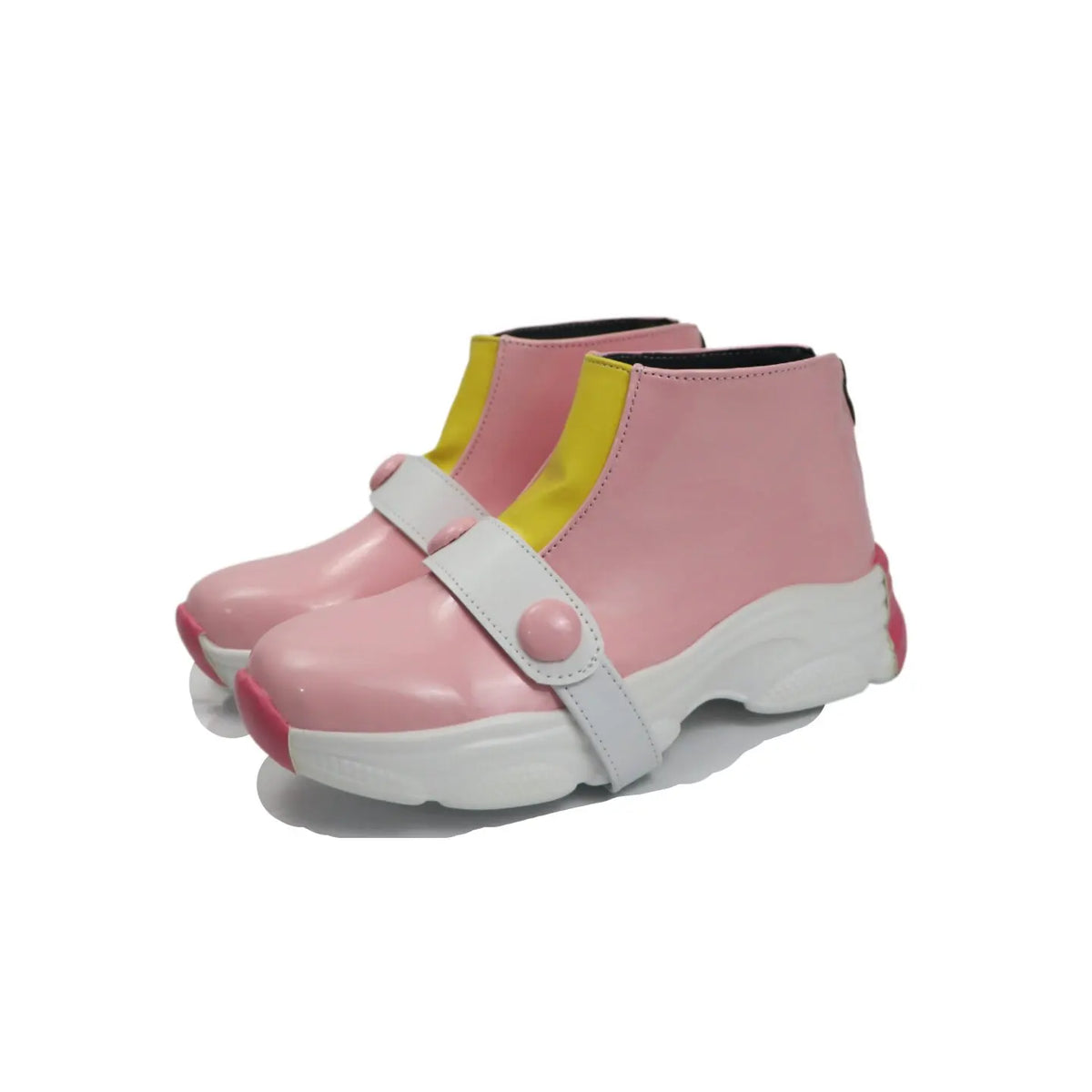 Overwatch Juno Cosplay Shoes Pink Boots Custom Made