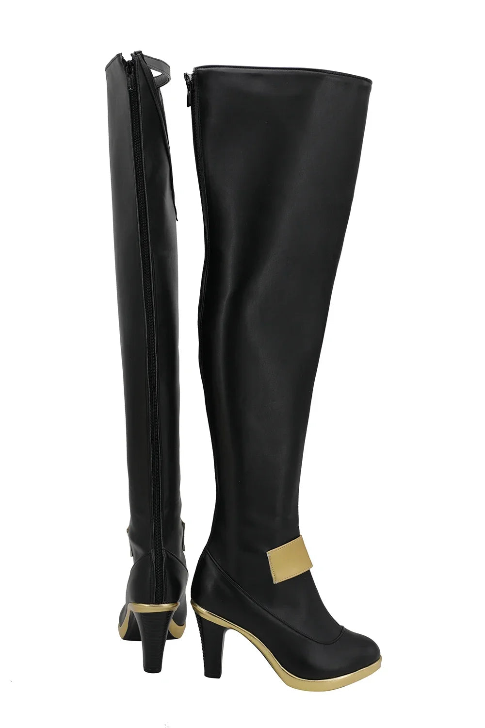 LOL KDA Ahri Over-Knee Cosplay Boots High Heel Black Shoes