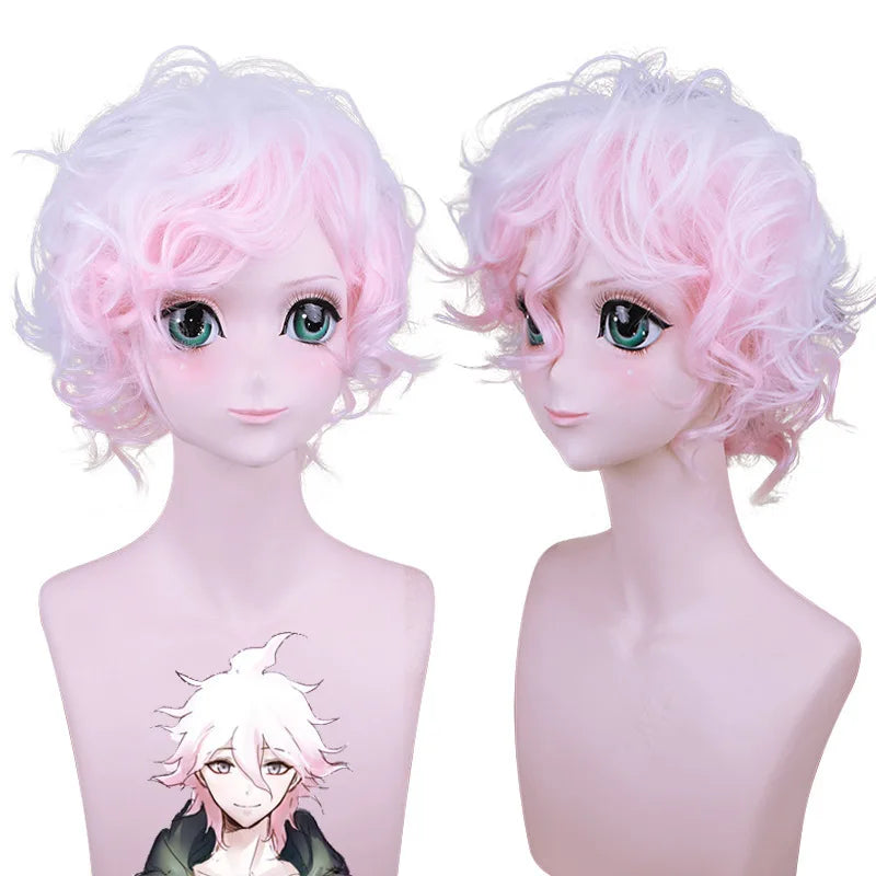 Danganronpa Cosplay Wig Set for Hiyoko Saionji Monomi Akane Owari Monaca Towa Monokuma Hair