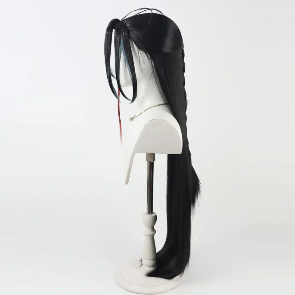 FGO Kondou Isami Cosplay Wig Black Gradient Hair