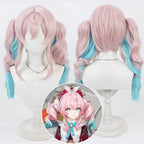 Honkai Star Rail Hyacinthia Cosplay Wig Twin Tails Gradient Hair