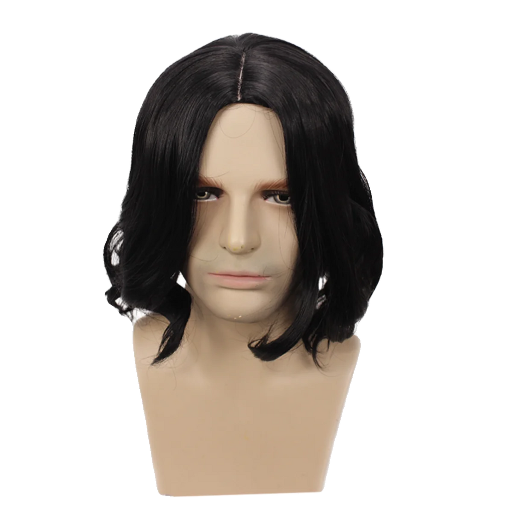 Perruque Harry Potter et le Prince de Sang-Mêlé Severus Rogue Weasley Voldemort Horace en fibre haute température pour cosplay 
