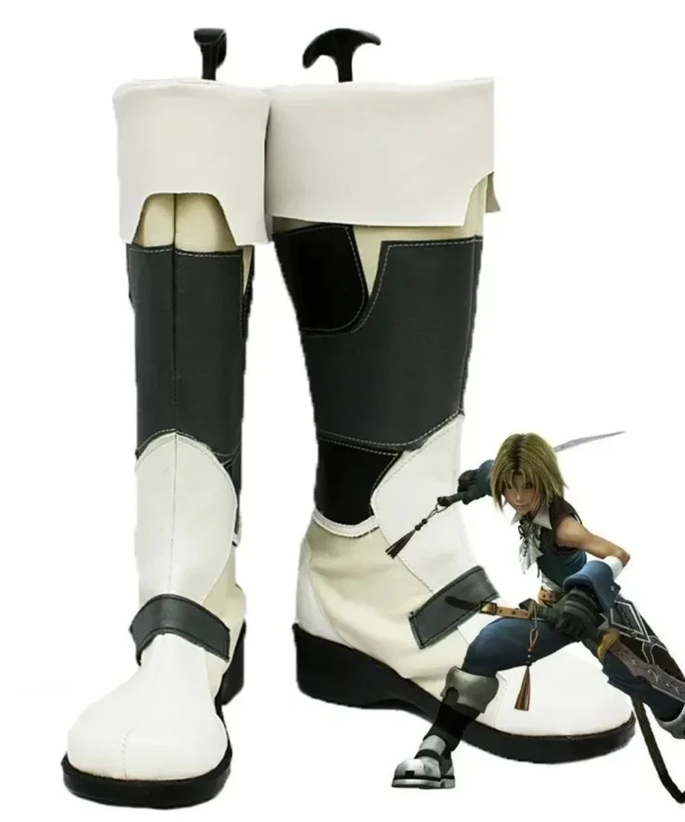 Final Fantasy IX Zidane Tribal Cosplay Boots Custom Made Shoes