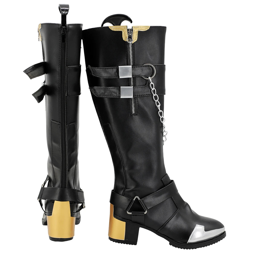 Chaussures de cosplay d'Ashe d'Overwatch 2, bottes de cowgirl western, fabriquées sur mesure, toutes tailles