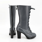 Fate FGO 10th Baobhan Sith Cosplay Shoes Grey Boots Custom Made Any Size