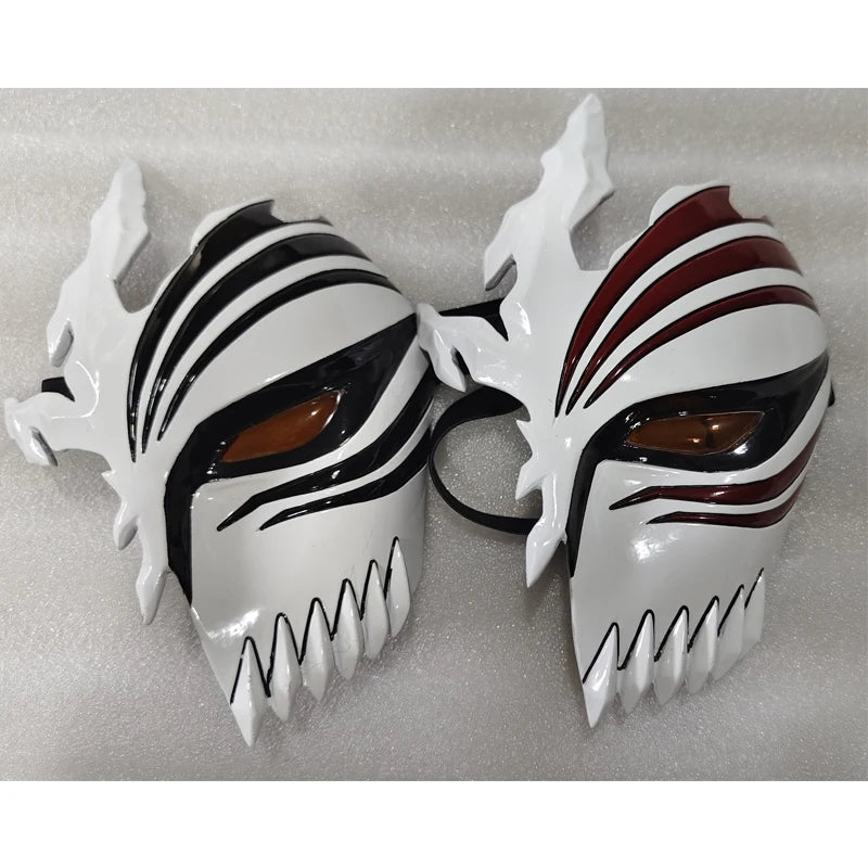 Masque demi-visage Hollowfication d'Ichigo Kurosaki (Bleach), réplique légère d'accessoire de cosplay 