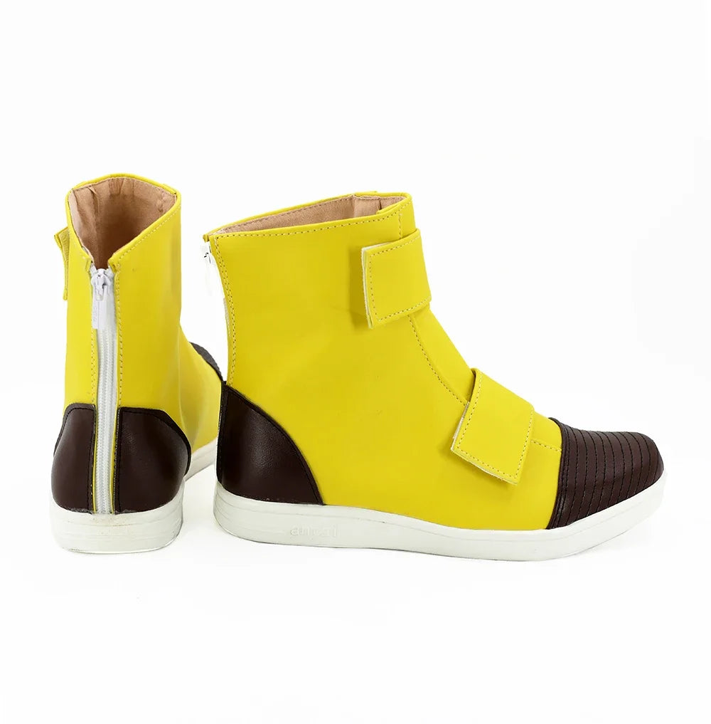 Dragon Ball Trunks Cosplay Boots Yellow Shoes Custom Made