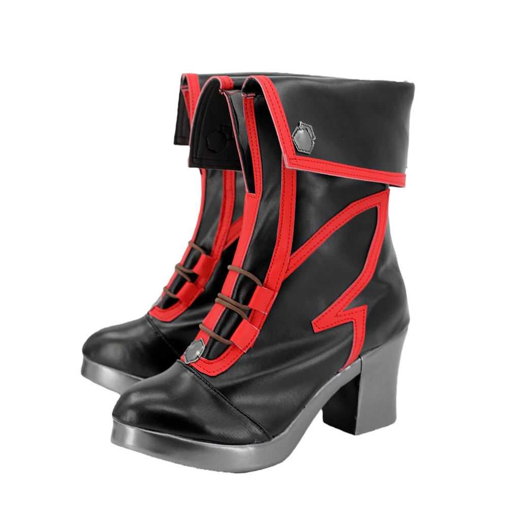 Macross Frontier Sheryl Nome Cosplay Shoes High Heel Boots Custom Made