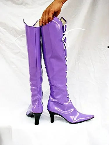 Sailor Saturn Cosplay Boots Sailor Moon Hotaru Tomoe Purple Boots | MiDicosplay