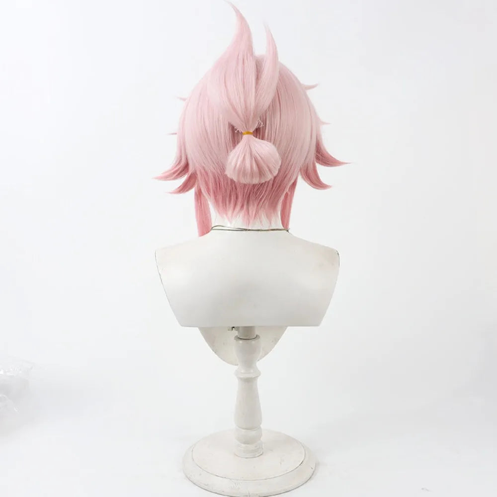 Honkai Star Rail Evanescia Cosplay Wig Pink Hair