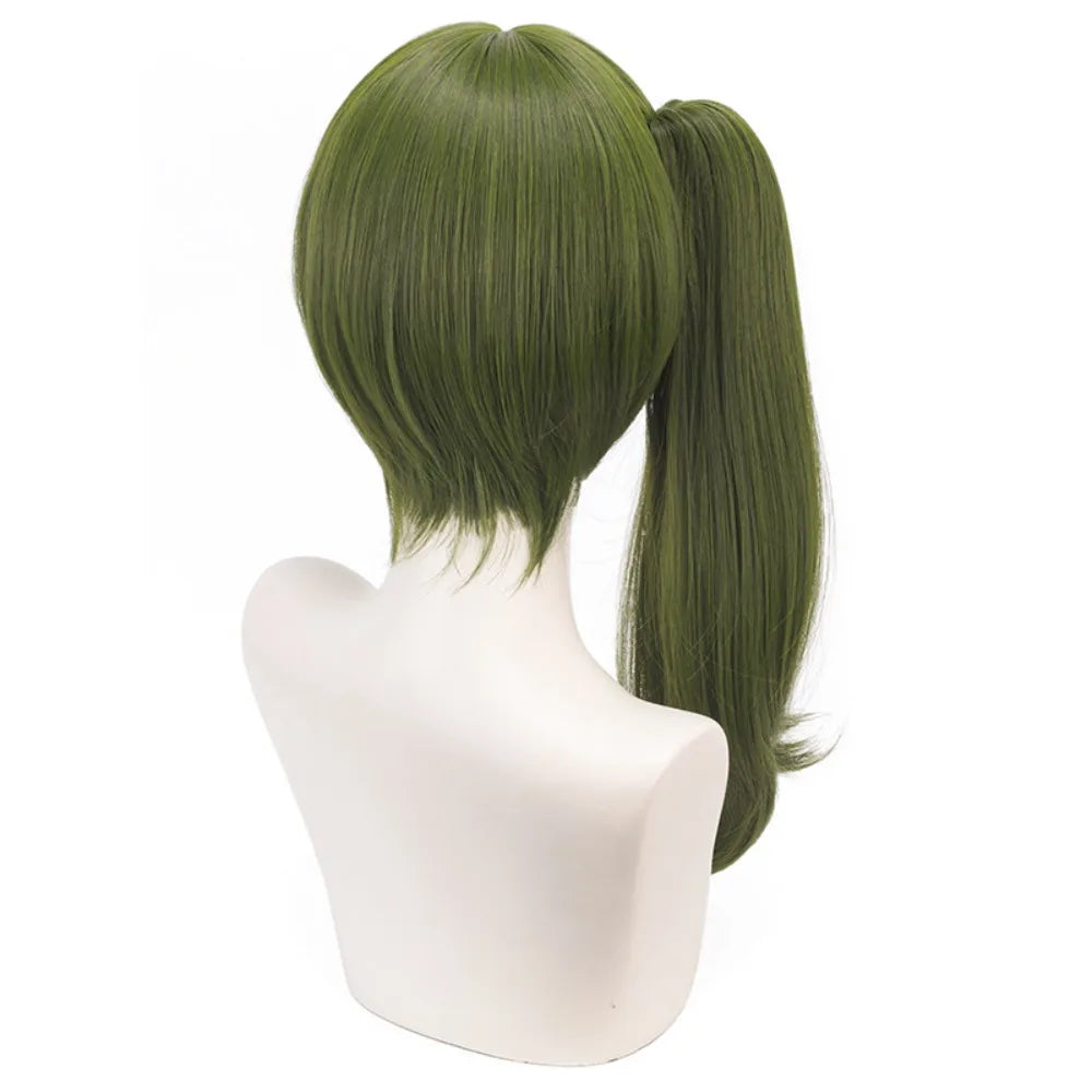 Frieren Funeral Yubel Cosplay Wig Green Long Anime Hair