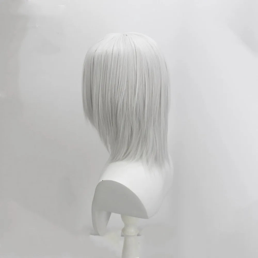 Final Fantasy VII Kadaj Cosplay Wig Silver Grey Hair