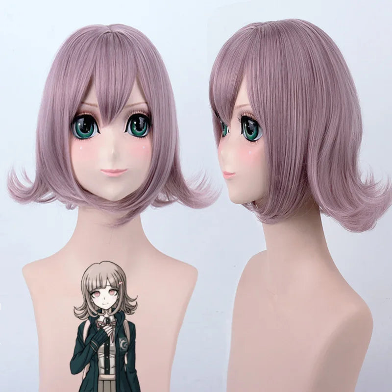 Danganronpa Cosplay Wig Set for Hiyoko Saionji Monomi Akane Owari Monaca Towa Monokuma Hair