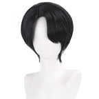 KPOP Demon Hunters Girl Group Cosplay Wig Jinu Qin Yu Scalp Version Sagittarius Boy Black Short Hair