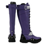 Overwatch Kiriko Cosplay Boots Purple Shoes Custom Made