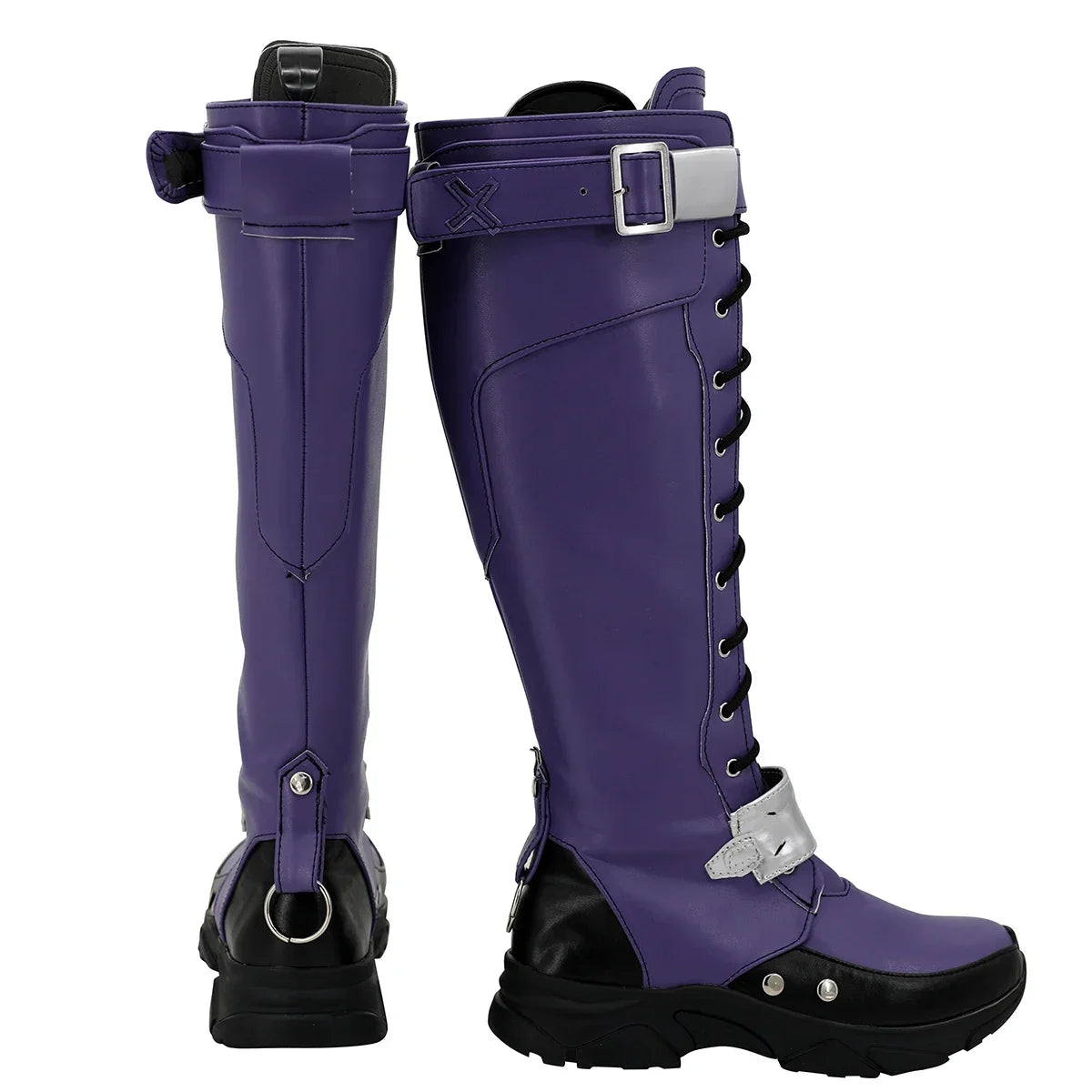 Overwatch Kiriko Cosplay Boots Purple Shoes Custom Made