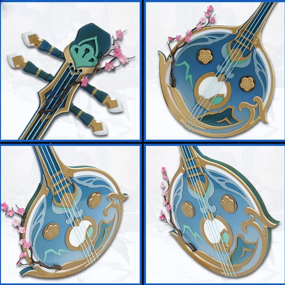 Honkai Star Rail Ruan Mei Cosplay Pipa Musical Instruments Props