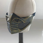 Mortal Kombat Scorpion Half Face Cosplay Mask Wearable Prop