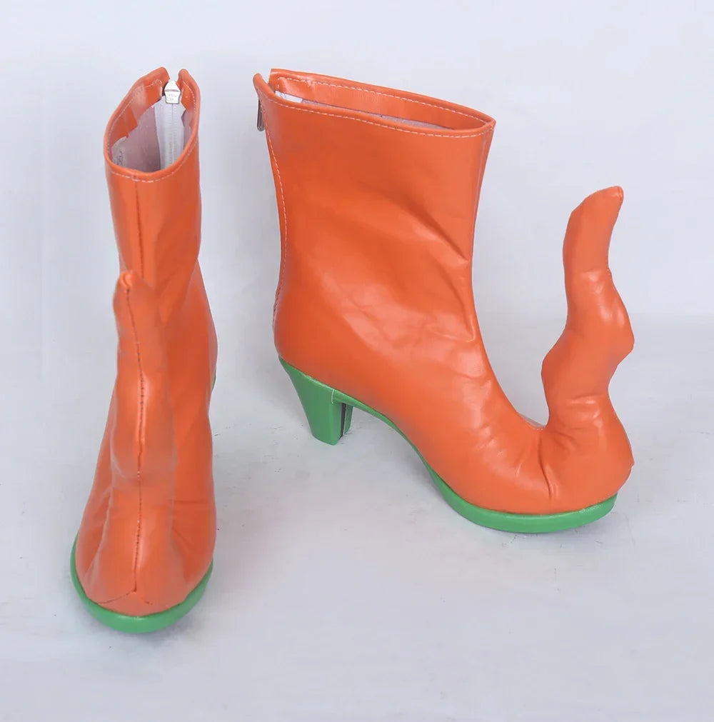 Fate Grand Order Elizabeth Bathory Cosplay Boots Orange Shoes