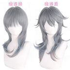 Honkai Star Rail Sunday Cosplay Wig with Realistic Scalp for Men Women Silver Hair
