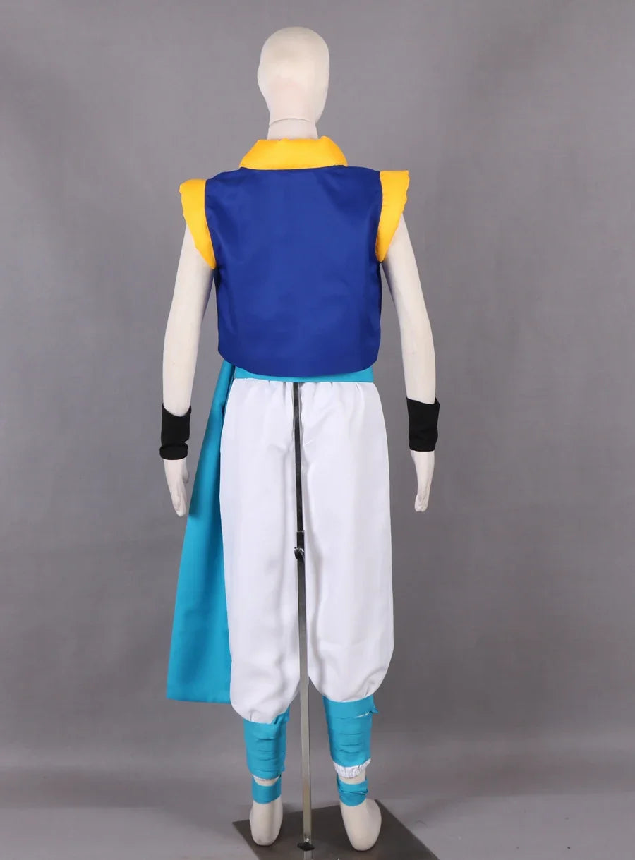 Dragon Ball Son Goten and Trunks Gotenks Fighting Cosplay Costume