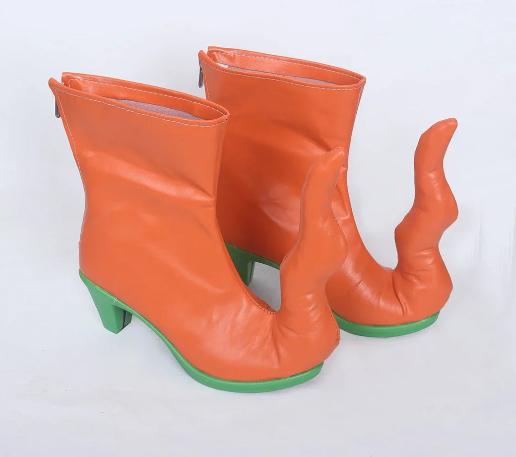 Fate Grand Order Elizabeth Bathory Cosplay Boots Orange Shoes