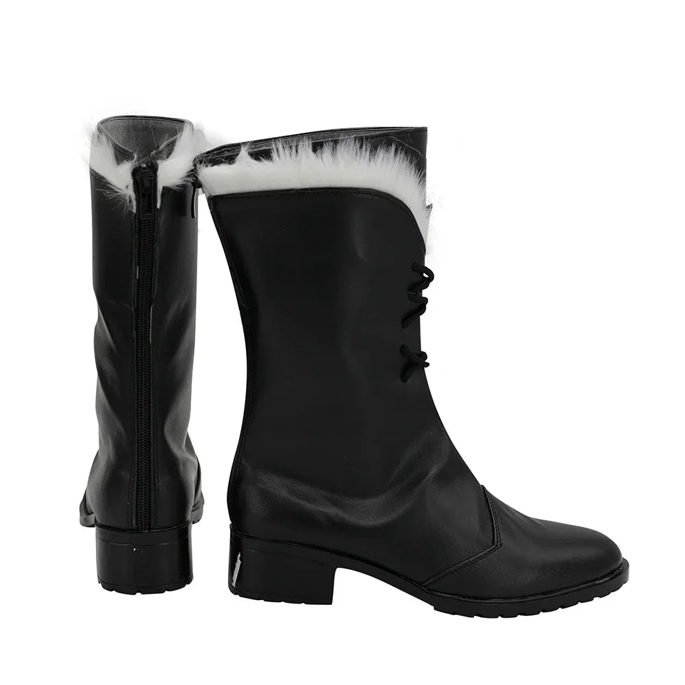 Arknights Pramanix Cosplay Boots Black Shoes Custom Made
