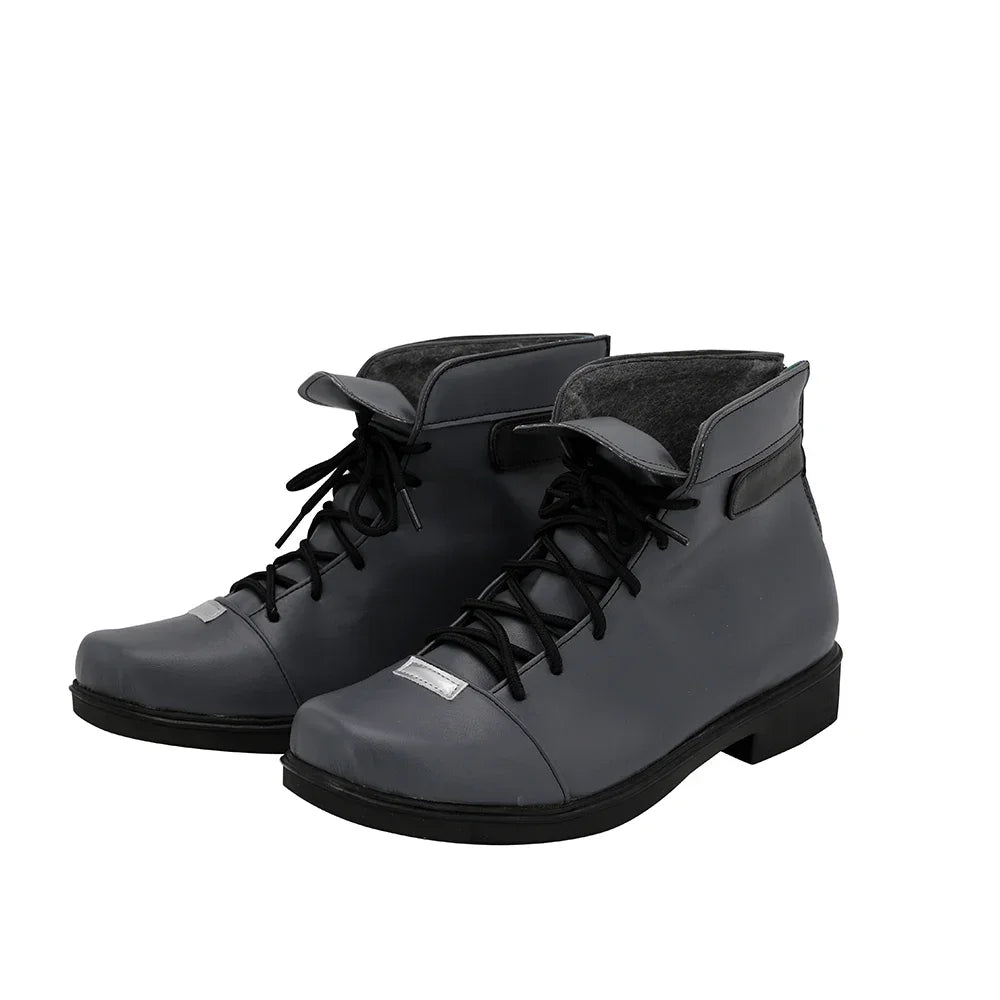 Arknights Liskarm Cosplay Boots Grey Shoes Custom Made