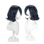 Black Clover Secre Swallowtail Cosplay Wig Blue Grey Wavy Hair