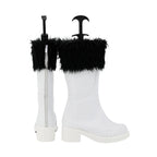 Bottes de cosplay Bleach Hitsugaya Toushirou, chaussures blanches sur mesure