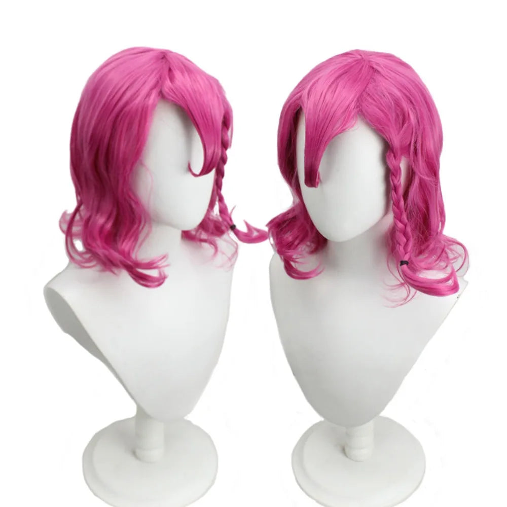Danganronpa 2 Kazuichi Soda Cosplay Wig Pink Hair