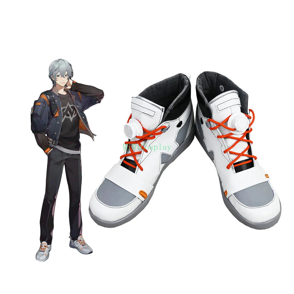 Zenless Zone Zero Wise Cosplay Shoes White Boots Custom Made