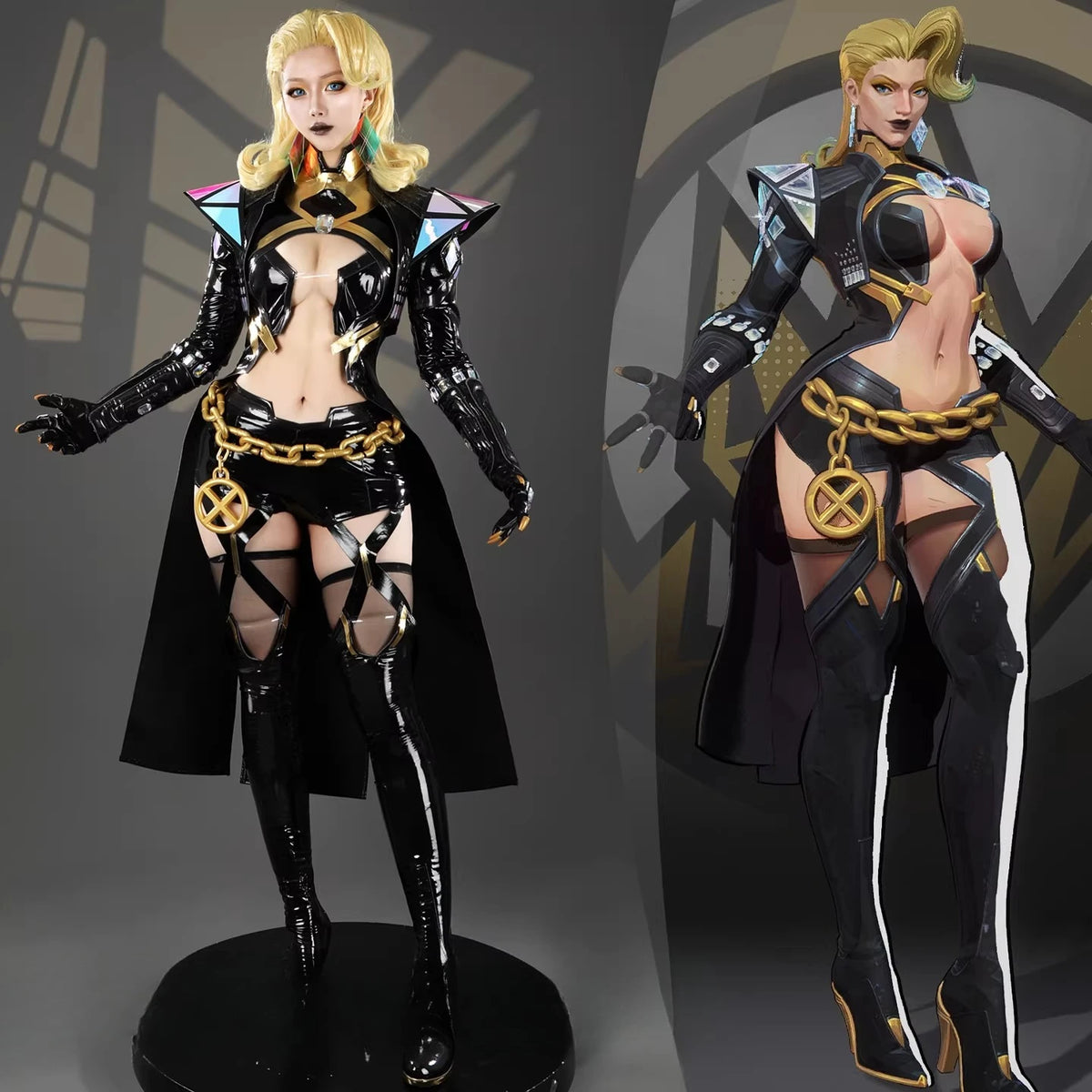Marvel Rivals Emma Frost White Queen Cosplay Costume