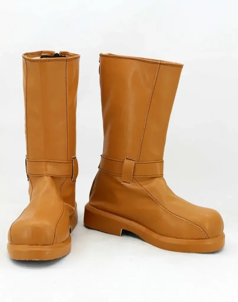 Final Fantasy VII Aerith Cosplay Shoes Orange Boots