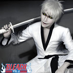 Bleach Ichigo Kurosaki Zangetsu Hollowfication Bankai Outfit Cosplay Costume With Wig Sandals