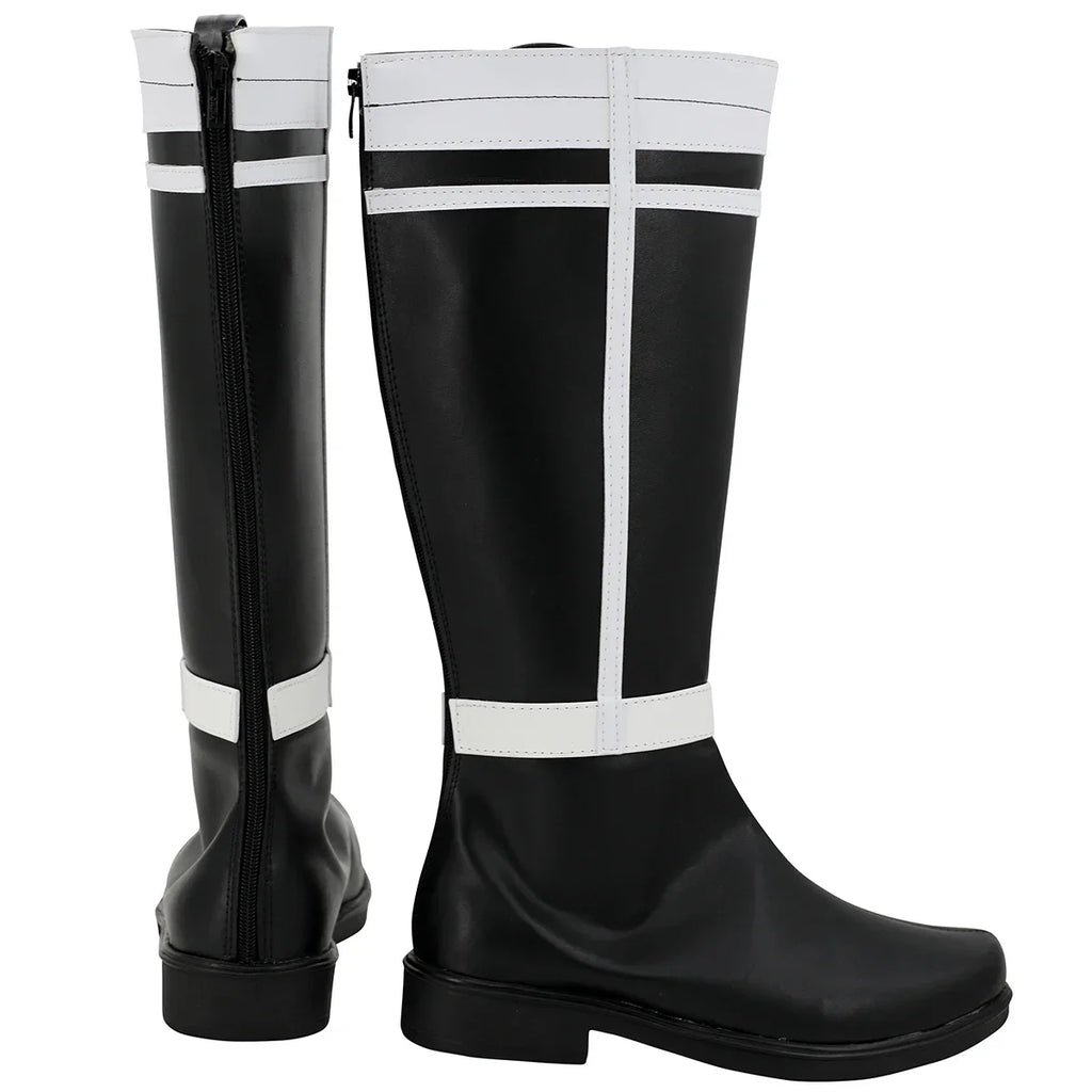 Frieren Beyond Journey's End Himmel Cosplay Boots Black Shoes