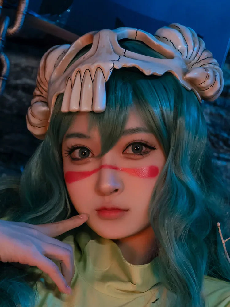Bleach Nelliel Cosplay Mask Fiberglass Helmet Prop