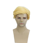 Donald Trump Golden Cosplay Wig Short Hair for Cosplay Costume Party